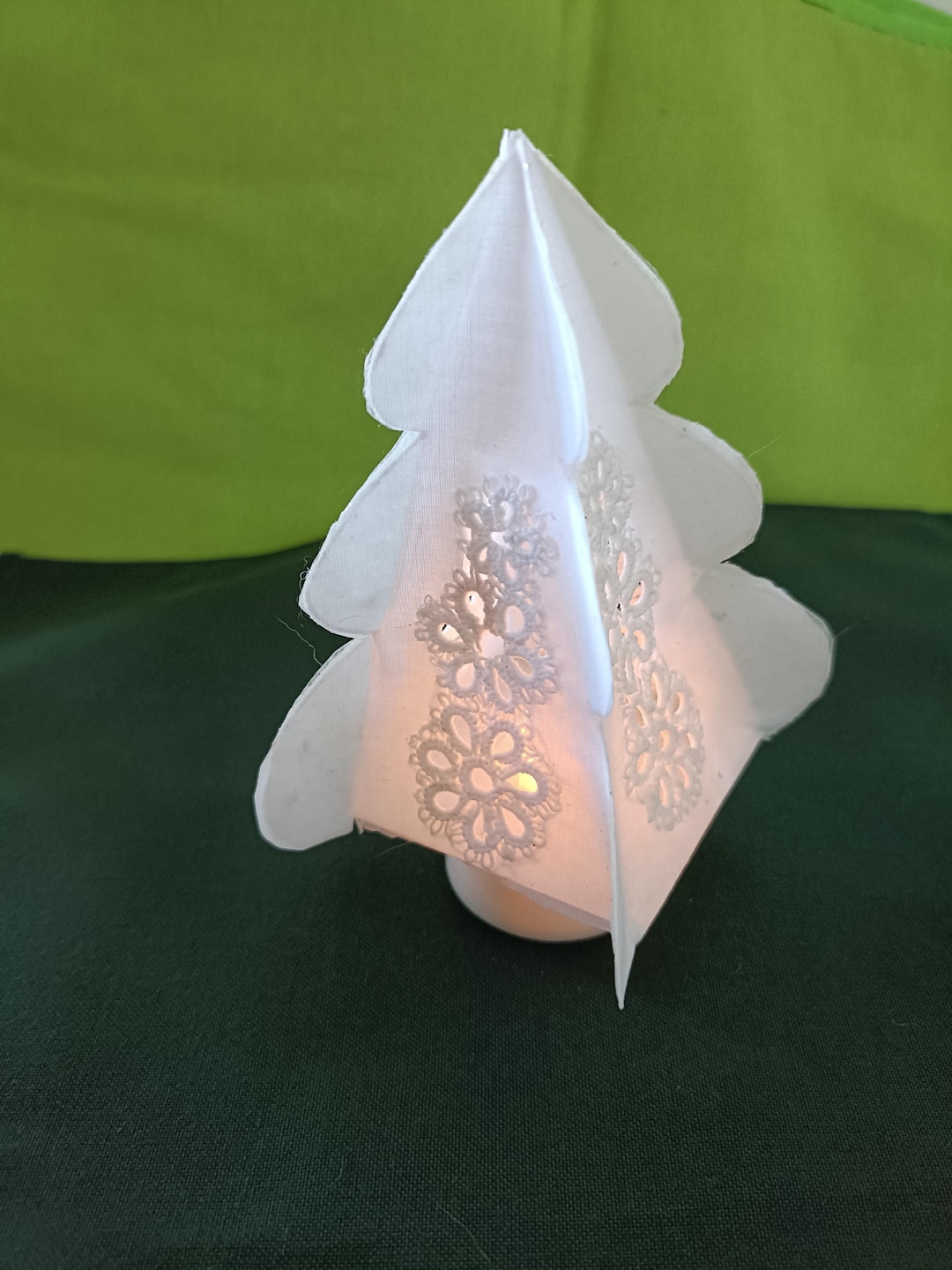 T Shape Lantern Pattern Tealight Tatted Lantern Tree Pattern, Pdf Pattern, Alenaleadesign ...