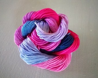Berry Magic, Tatting Hand dyed thread Size 10 to 80, pink-purple tatting,variegated, embroidery, lace making, thread, AlenAleaDesign