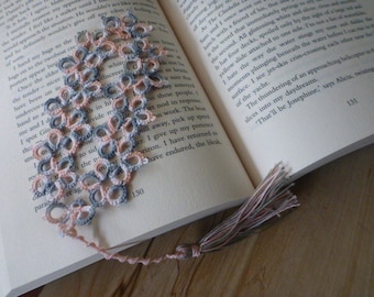 Tatted bookmark pattern made with one shuttle - Galaxy, pdf pattern, tatting tatted bookmark scheme,  AlenAleaDesign