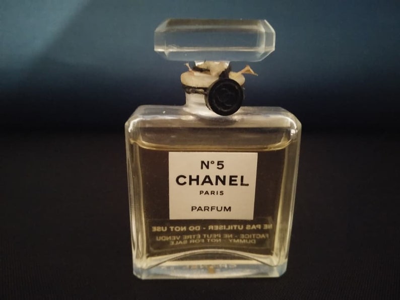 Vintage Chanel No5 Collectable Glass Bottle Miniature Etsy