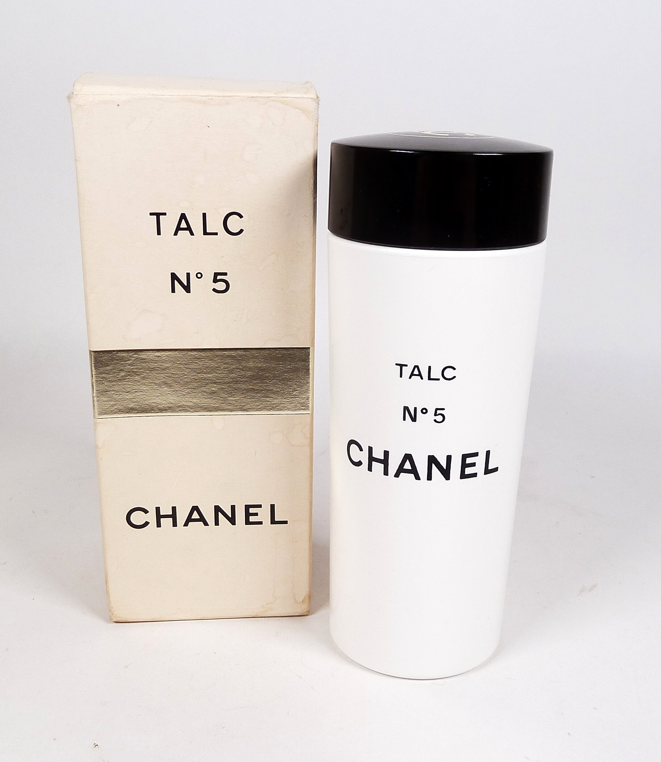 Vintage 1970's Discontinued Chanel No.5 Talcum Talc Powder 