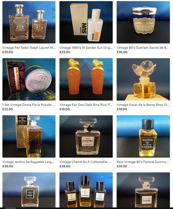 Vintage Oscar De La Renta Shop Display Glass Perfume Bottle 