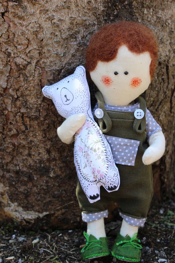 Items similar to Doll (rag doll) on Etsy