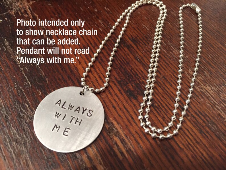 Second Chance Rescue Dog Tag - Hand-Stamped Aluminum, Brass, or Copper image 5