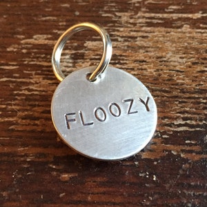 Floozy Hand-Stamped Pet ID Tag – Funny Dog or Cat Tag