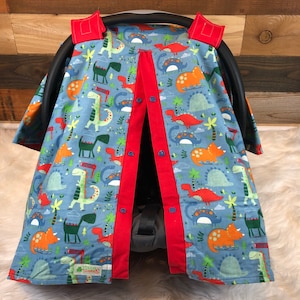 Baby car seat cover-baby car seat canopy/ Dinosaur car seat canopy/car seat cover