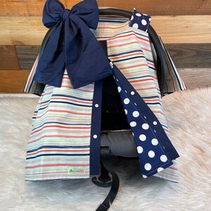 Reversible car seat canopy/baby car seat canopy/baby car seat cover