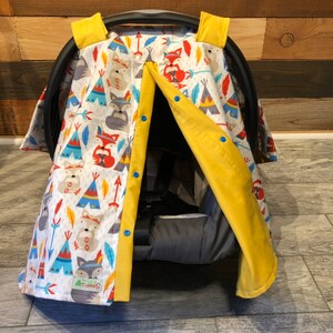 Baby carseat cover/baby car seat canopy/Boy car seat canopy/car seat cover