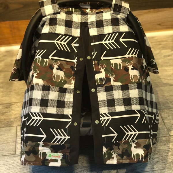 Camo Car Seat Canopy Etsy