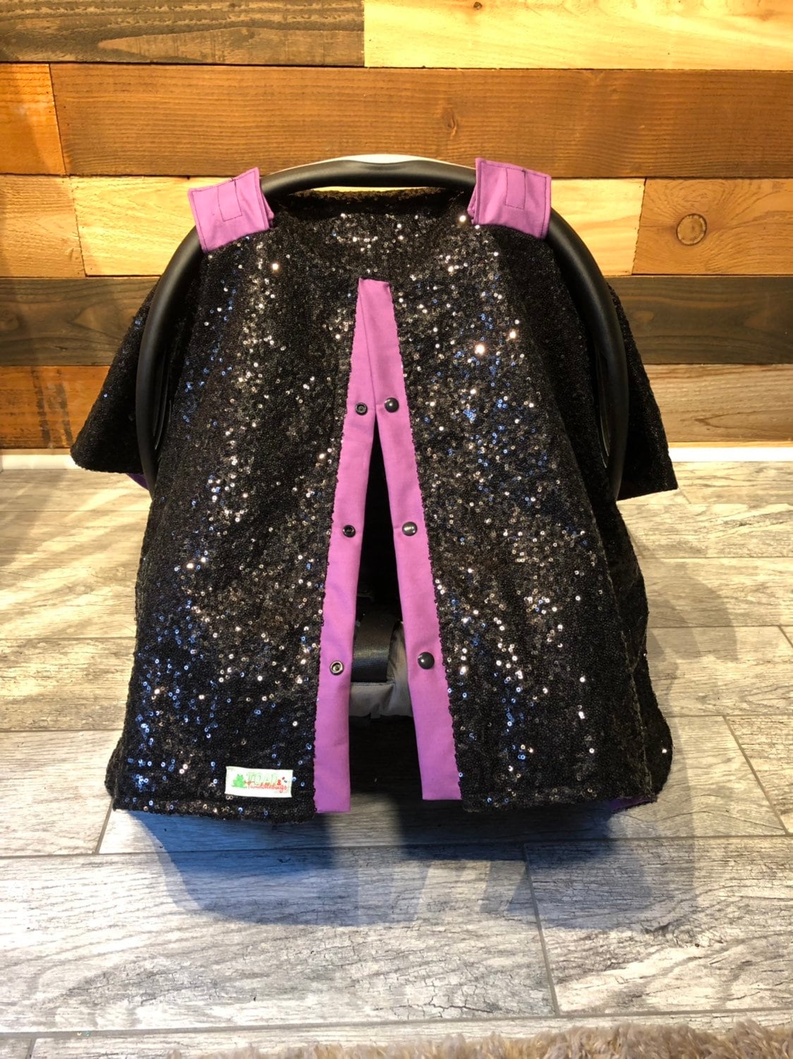 Sequin car seat canopy/car seat cover/baby carseat canopy/baby carseat cover