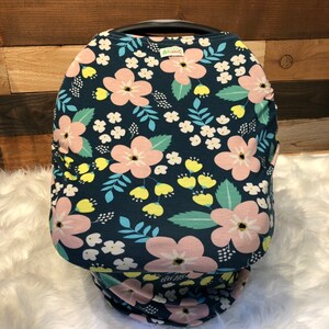 Stretchy car seat cover/Nursing cover/car seat cover-4 in 1 cover