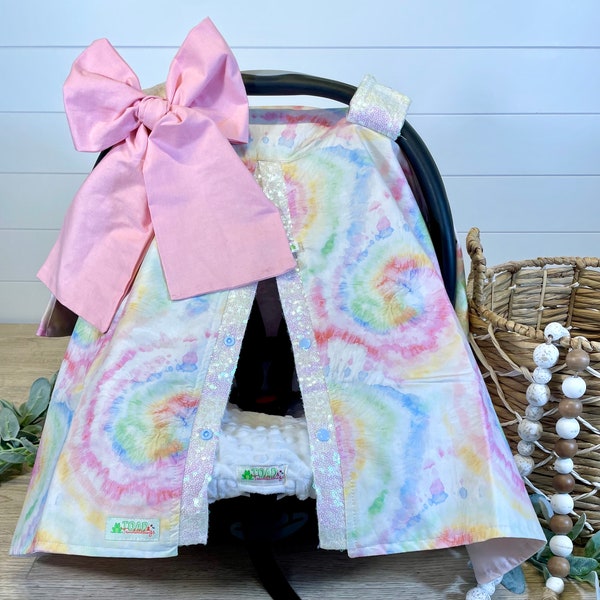 Black Queen Tie Dye Back Car Seat Cover DT02 main image 1