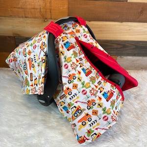 Construction baby cover/baby seat cover/car seat canopy