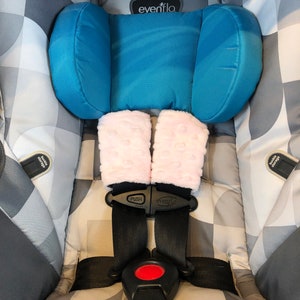 Car seat strap covers-one set