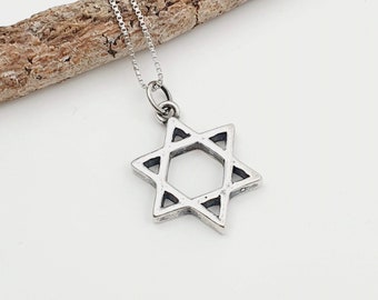 Details about   925 Sterling Silver David Star Tree of Life Pendant Necklace Magen David