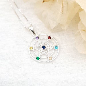 Star Of David Necklace, 925 Sterling Silver Magen David Pendant, Judaica Jewish Jewelry