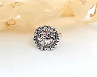 Sterling Silver Shema Israel Ring: Hebrew Prayer, Jewish Jewelry