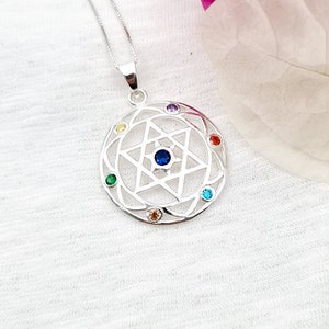 Star Of David Pendant Necklace, 925 Sterling Silver Magen David Pendant, Judaica Jewish Jewelry