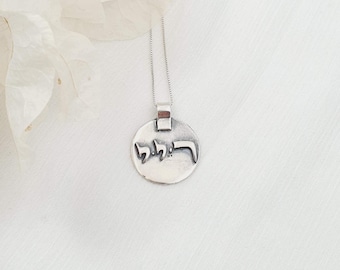 72 Names of God Sterling Silver Pendant: Kabbalah Amulet Hebrew Necklace