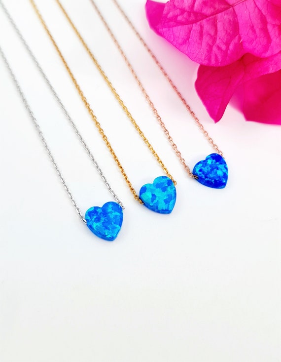 Synthetic Pink Opal Bar Necklace Gold-plated Sterling Silver Adjustable Length Synthetic Pink Opal Bar Necklace Gold-plated Sterling Silver Adjustable Length