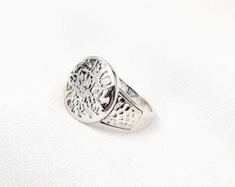 Sterling Silver Shema Israel Ring: Jewish Inspirational Band