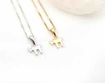Sterling Silver Gold-Plated Chai Necklace: Jewish Life Symbol Pendant