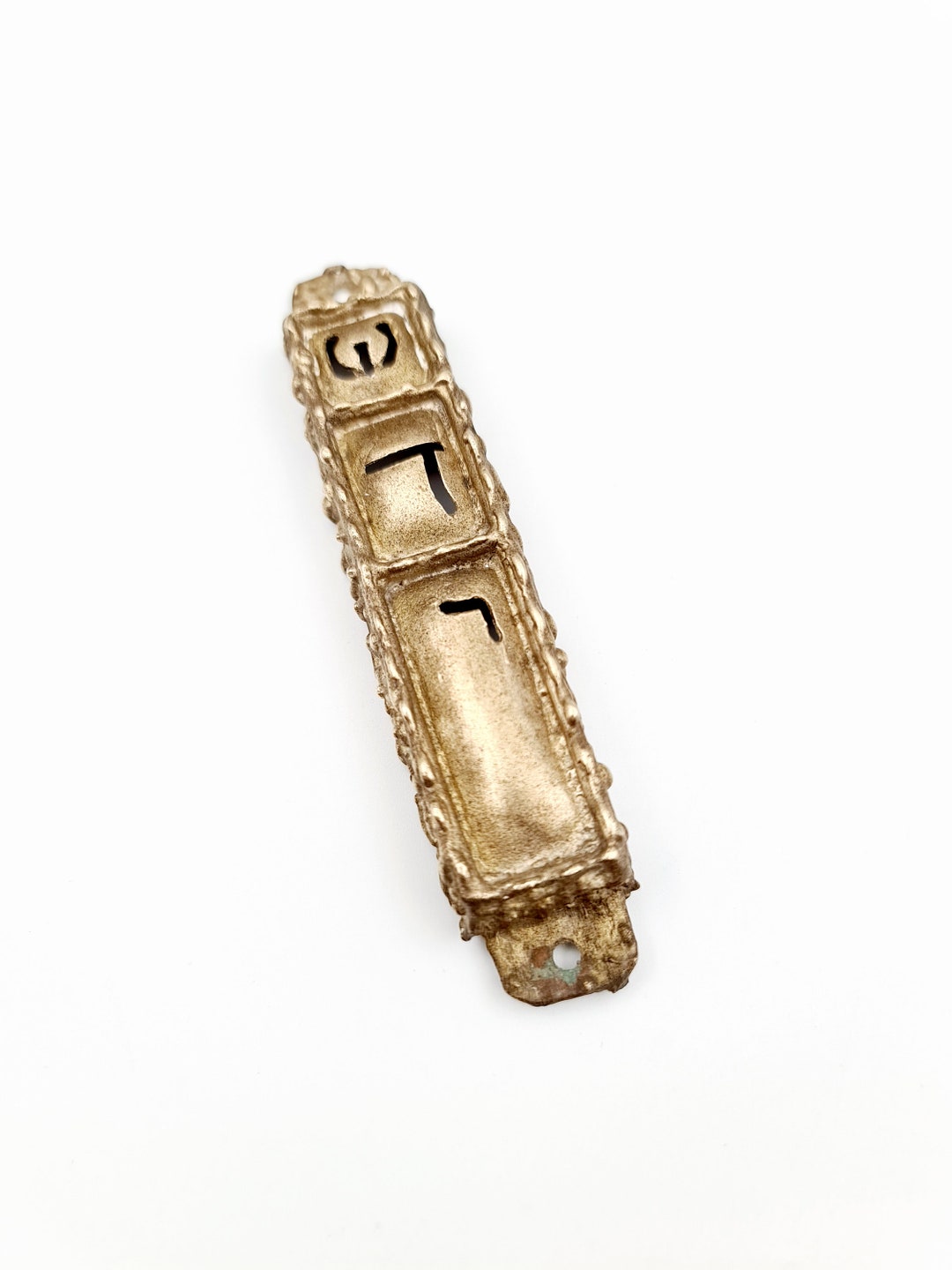 Vintage Brass Mezuzah Case Door Mezuzah Israel 1960's Etsy