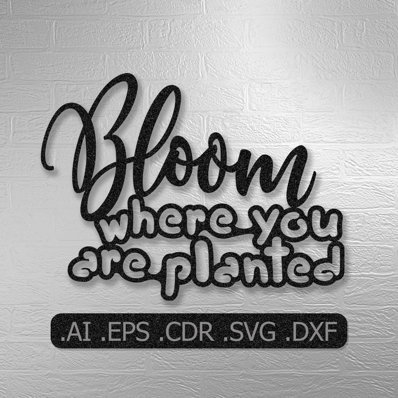 Laser cutting filesvg Vector cut file download. dxf Bloom