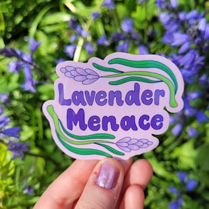 Lavender Menance Sticker