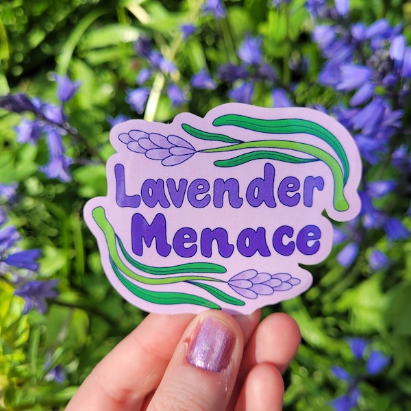 Lavender Menance Sticker