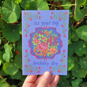 Carte de voeux - C'est votre grand anniversaire - Anniversaire / Ami / Famille / Partenaire