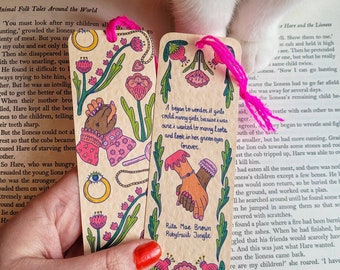 Bookmark Rita Mae Brown Rubyfruit Jungle Quote