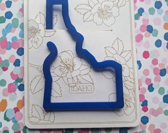 Idaho State Bookmark-Idaho Gift-Idaho Keepsake-State Themed Bookmark-Acrylic Bookmark-Book Accessory-Gift for Reader-Stocking Stuffer