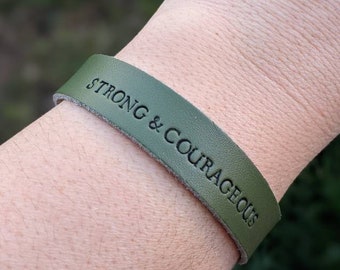 Gift for Friend Motivational Bracelet Inspirational Bracelet I am Enough Bracelet Handstamped Bracelet Hemp Bracelet