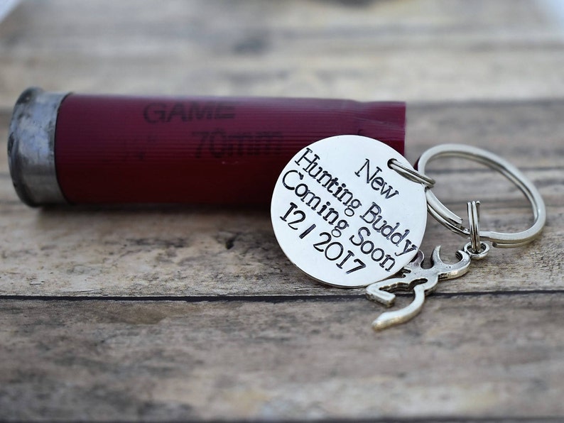 12 gauge Shotgun Shell Keychain with Hand Stamped New Etsy