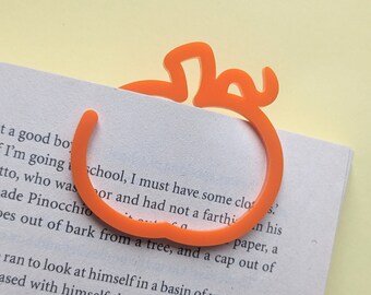 Pumpkin Bookmark-Non-Candy Halloween Treat-Classroom Halloween Gift-Halloween Favors-Candy Free Halloween Treat-Bookmark For Kids