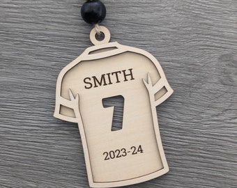 Personalized Soccer Ornament-Team Ornament-Soccer Player Gift-Soccer Coach Gift-Custom Soccer Player Ornament-Soccer Player Ornament