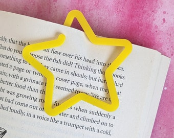 Star Bookmark - Bookmark for Kids - Reading Prize - Gift for Student - Stocking Stuffer- First Day of School Gift - Acrylic Bookmark