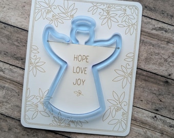 Angel Bookmark-Christmas Bookmark-Advent Gift-Reading Group Gift- Book Club Gift-Stocking Stuffer-Angel Gift