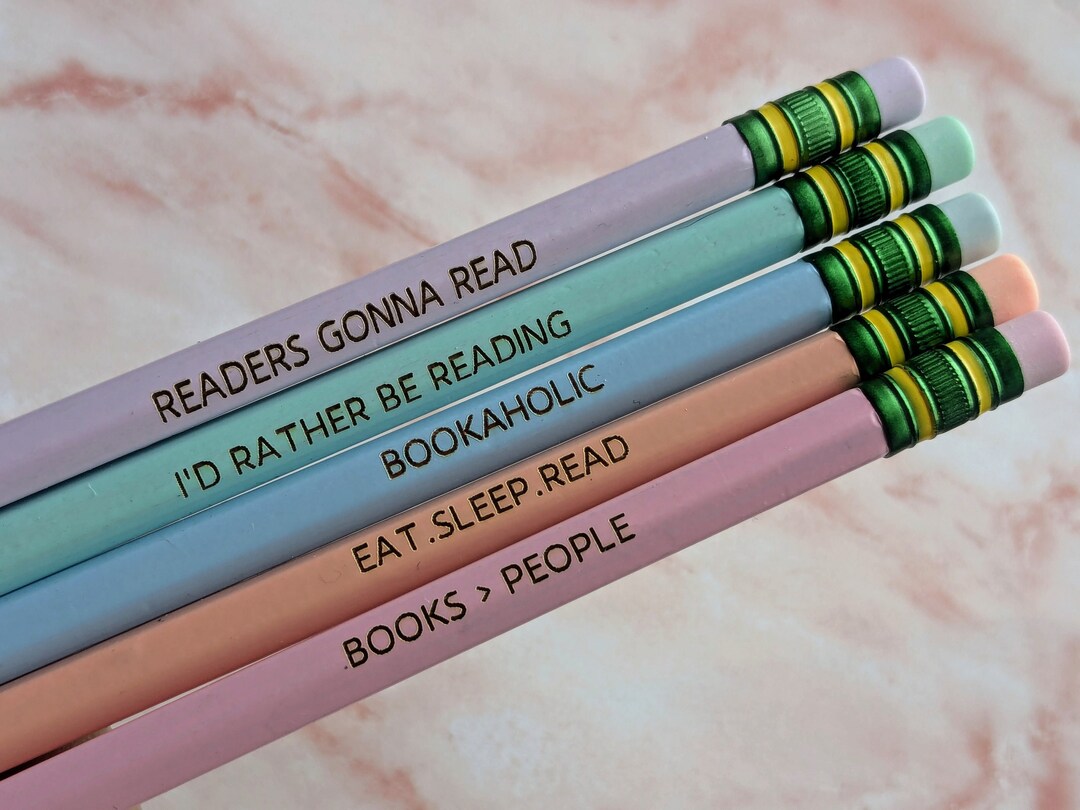 Literary Pencils-ticonderoga Pencils-custom Pencils- Funny Pencils ...