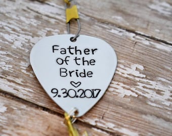 Handmade Stamped Fishing Lure -Father of the Bride - Personalized Wedding Date*Fisherman*Personalized Lure*Wedding Gift*