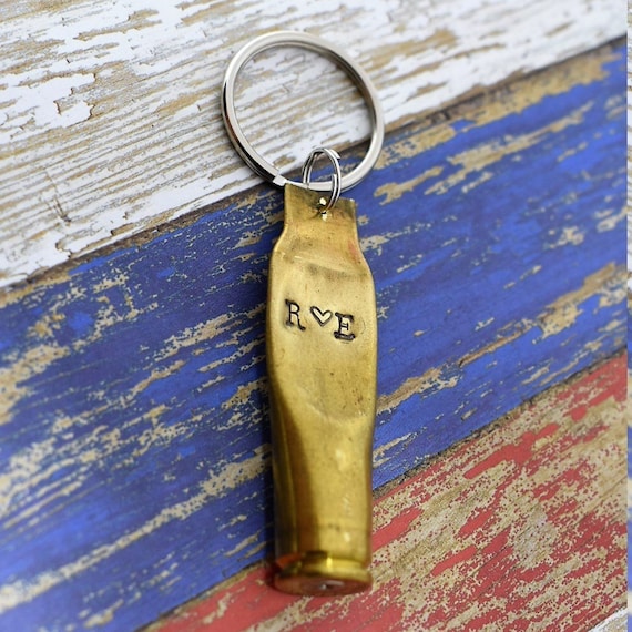 Personalized bullet keychain sale