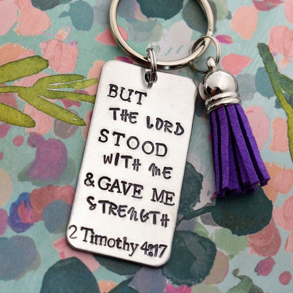 Bible Verse Keychain Etsy