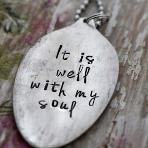 It is well with my soul jewelry best sale