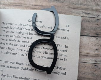 Reading Glasses Bookmark - Glasses Shaped Bookmark- Reading Gift - Stocking Stuffer - Bookworm Gift - Unique Bookmark - Acrylic Bookmark