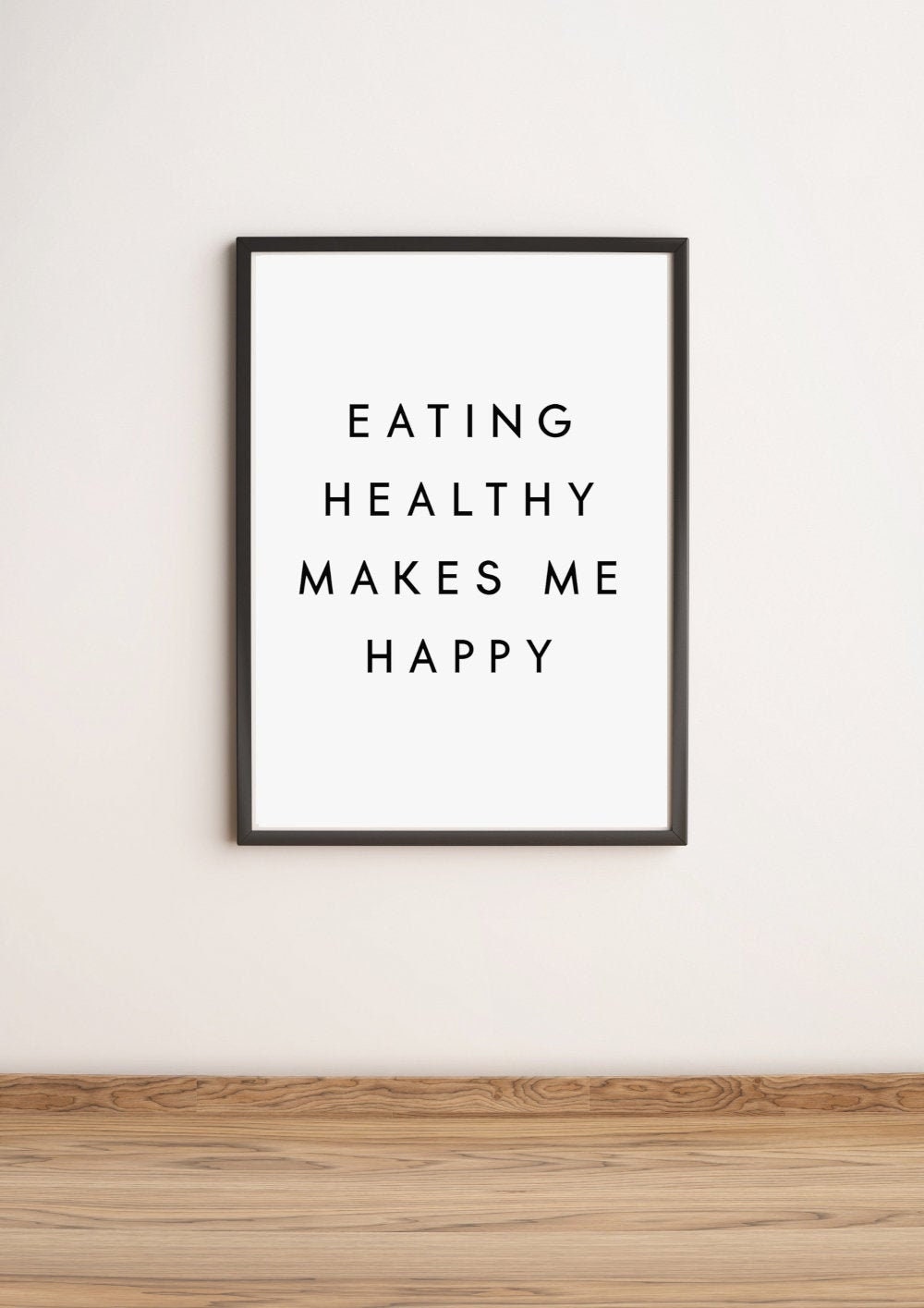 Gesundes Essen Zitat Happy Quotes Diät und Bewegung Foodie Etsy
