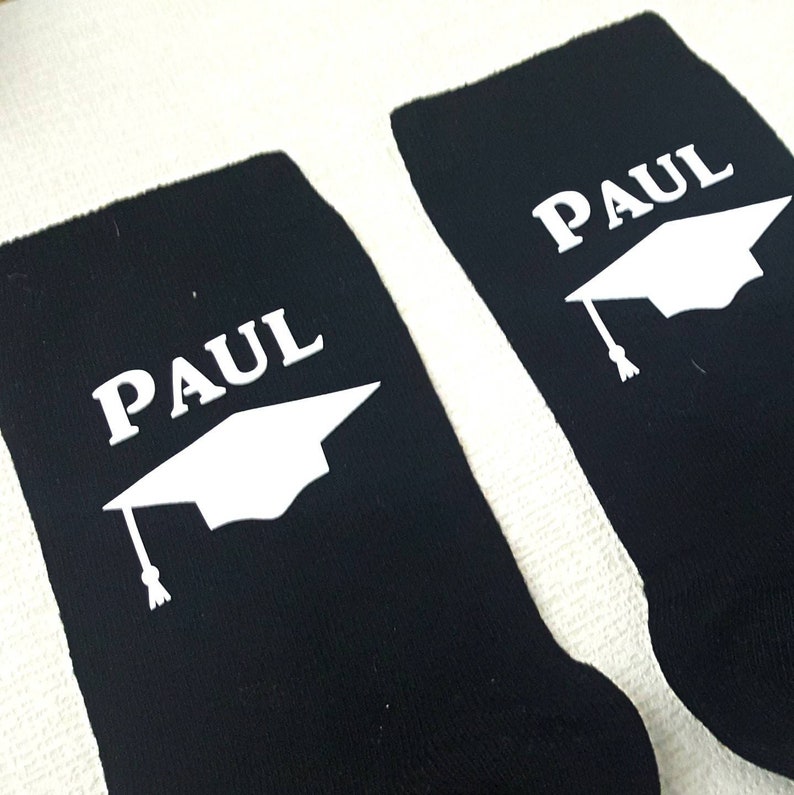 personalised socks college gift gift for boys mortar board gift for men graduation socks university gift Graduation gift sock gift
