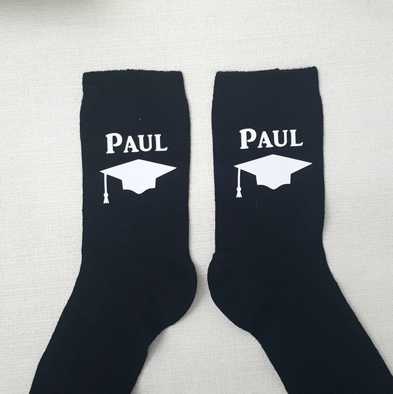personalised socks college gift gift for boys mortar board gift for men graduation socks university gift Graduation gift sock gift