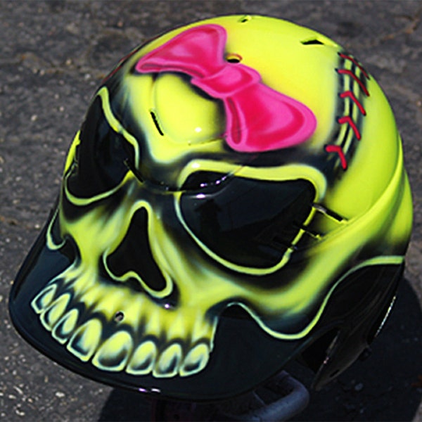 Airbrush Softball Helmet Etsy
