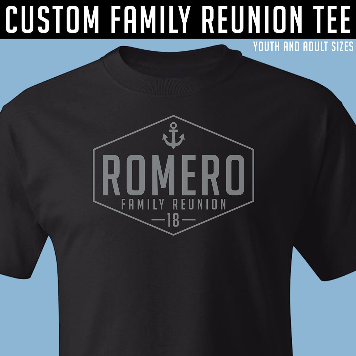 Custom Family Reunion T-shirt /// Add 